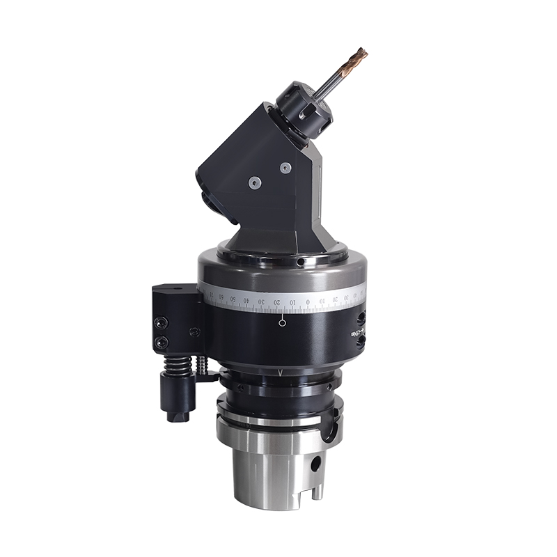 刀克DK45-HSK100A-ER25Z自動(dòng)換刀45度加工中心高速銑頭